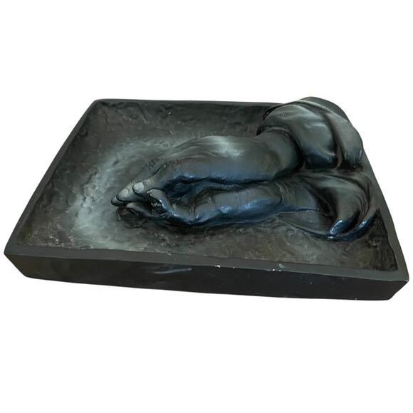 Praying Hands Dimensional Plaster Wall Hanging Plaque 10.5" x 8" x 1.5" - Picture 9 of 12